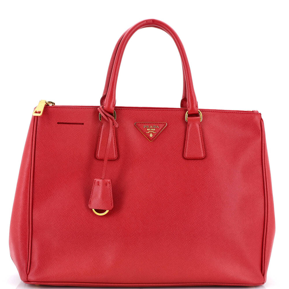 Prada Double Zip Lux Tote Saffiano #248971P13B